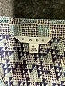 CAbi 100% Polyester Houndstooth Gray Short Sleeve Blouse Size S - photo 7
