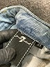 7 For All Mankind 100% Cotton Solid Blue Jeans Size 25 waist - photo 4