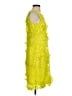 Nina Leonard 100% Polyester Yellow Cocktail Dress Size XS - photo 4