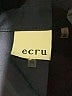 Ecru 100% Silk Black Blouse Size XS - photo 7
