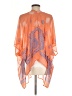 Love Tree 100% Polyester Orange Kimono Size M - photo 2