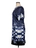 Dana Buchman Print Blue Casual Dress Size 14 - photo 5