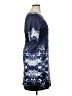 Dana Buchman Print Blue Casual Dress Size 14 - photo 4