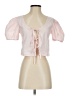 ABound 100% Cotton Pink Short Sleeve Blouse Size XXS - photo 1