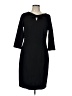 Talbots Solid Black Cocktail Dress Size 10 - photo 1
