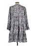 Unbranded Animal Print Gray Casual Dress Size L - photo 2