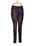 lucy Print Purple Active Pants Size M - photo 1