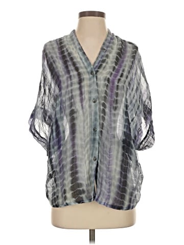 Koch 3/4 Sleeve Silk Top (view 1)