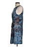 BCBGeneration Paisley Blue Casual Dress Size S - photo 5