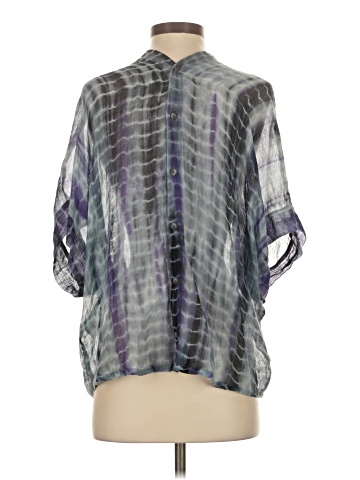 Koch 3/4 Sleeve Silk Top (view 2)