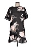 Unbranded Floral Black Casual Dress Size L - photo 1
