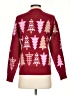 Holiday Time Argyle Burgundy Pullover Sweater Size XS - photo 2