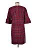Draper James Plaid Red Casual Dress Size 8 - photo 2