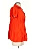 Torrid 100% Rayon Orange Short Sleeve Blouse Size Med Plus (00) - photo 4