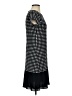 MICHAEL Michael Kors Checkered-gingham Black Casual Dress Size XS - photo 4