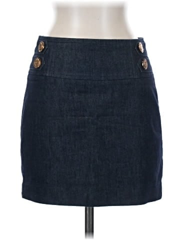 Express Denim Skirt (view 1)