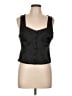 Topshop Black Sleeveless Blouse Size 10 - photo 1