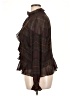 Chaps 100% Polyester Brown Long Sleeve Blouse Size XL - photo 5