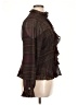 Chaps 100% Polyester Brown Long Sleeve Blouse Size XL - photo 4