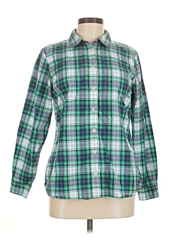 L.L.Bean Long Sleeve Button-Down Shirt (view 1)