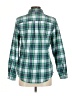 L.L.Bean Plaid Green Long Sleeve Button-Down Shirt Size M (petite) - photo 2