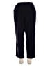 Valerie Stevens Solid Black Casual Pants Size 14 Petite - photo 1