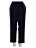 Valerie Stevens Solid Black Casual Pants Size 14 Petite - photo 2