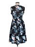 Unbranded Floral Blue Cocktail Dress Size M - photo 2