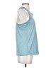 Nike 100% Polyester Blue Active Tank Size S - photo 4