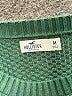 Hollister 100% Cotton Green Pullover Sweater Size M - photo 7