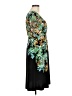 B. Calm Print Black Cocktail Dress Size 8 - photo 4