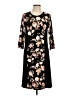 Assorted Brands Print Black Casual Dress Size 10 - photo 1