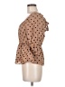 Blu Pepper Brown 3/4 Sleeve Blouse Size M - photo 5