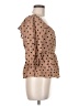 Blu Pepper Brown 3/4 Sleeve Blouse Size M - photo 4