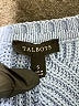 Talbots Chevron-herringbone Blue Pullover Sweater Size S - photo 7
