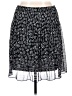 Max Studio 100% Polyester Print Black Casual Skirt Size XL - photo 1