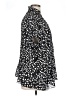 Sunny Leigh 100% Polyester Polka Dots Black Short Sleeve Blouse Size 1X - photo 4