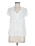 Unbranded White Short Sleeve Blouse Size M (estimated) - photo 1