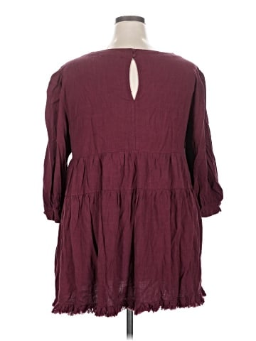 Umgee 3/4 Sleeve Blouse (view 2)