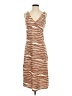 A New Day 100% Polyester Animal Print Brown Casual Dress Size XS - photo 1