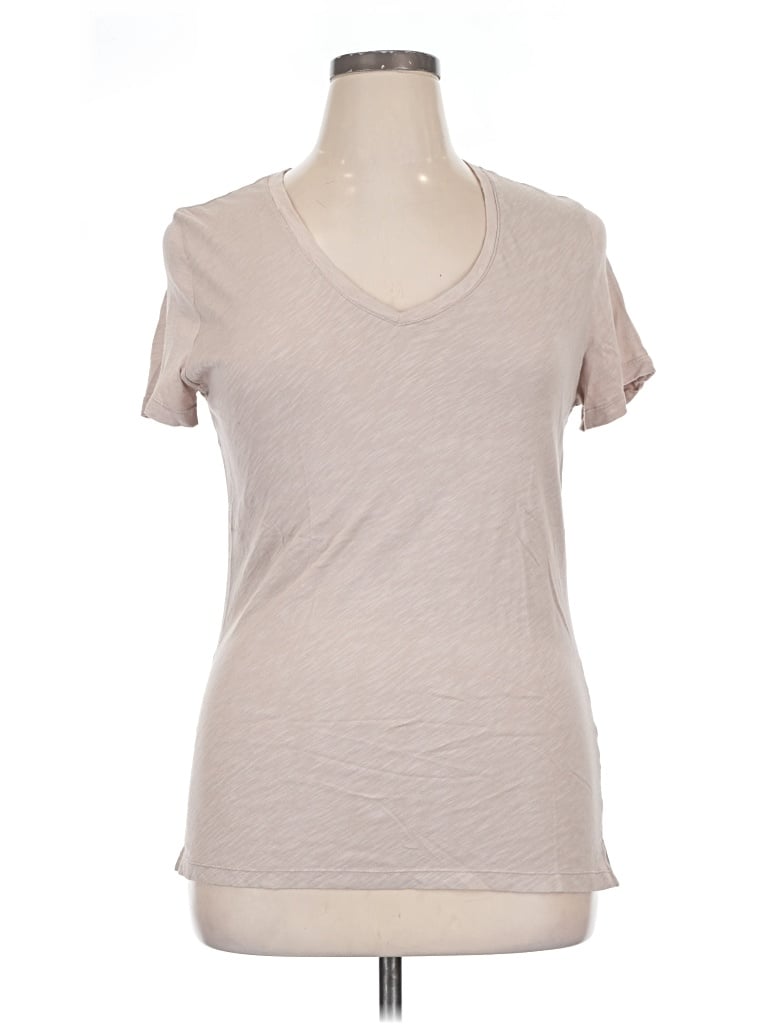 Pre-owned Felina Short Sleeve T-shirt In Tan