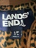 Lands' End 100% Polyester Animal Print Brown Cardigan Size 14 - photo 7