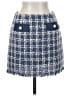 Lulumari 100% Polyester Tweed Blue Casual Skirt Size S - photo 1