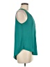 Lush 100% Polyester Teal Sleeveless Blouse Size M - photo 4