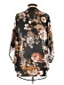 Xhilaration 100% Polyester Black Kimono Size XS - photo 2