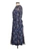 L.K. Bennett 100% Polyester Blue Cocktail Dress Size 8 - photo 5