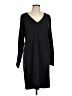 Athleta Solid Black Casual Dress Size L - photo 1