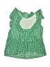 Crewcuts Outlet 100% Cotton Green Sleeveless Blouse Size 6 - 7 - photo 2