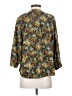 Adrienne Vittadini 100% Polyester Floral Green 3/4 Sleeve Blouse Size S - photo 2