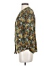 Adrienne Vittadini 100% Polyester Floral Green 3/4 Sleeve Blouse Size S - photo 5